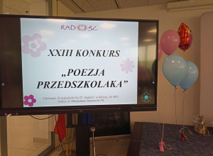 XXIII Konkurs Recytatorski „Poezja Przedszkolaka”