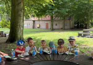 Grupa czerwona podczas pobytu w Gołuchowie.