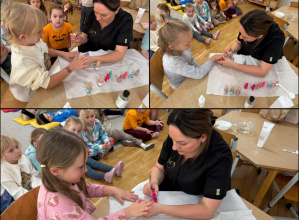 Wizyta mamy Hani K. w przedszkolu