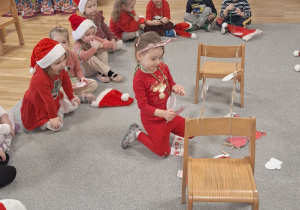 Wieszamy pranie Świętego Mikołaja