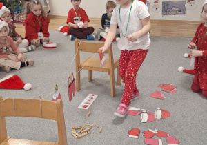 Wieszamy pranie Świętego Mikołaja