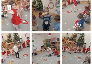 Segregowanie kolorowych prezentów