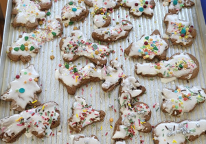 Świąteczne pierniczki grupy pomarańczowej.