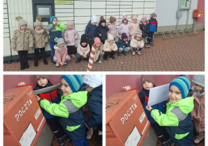 Wizyta na poczcie - wysyłanie kartki z życzeniami