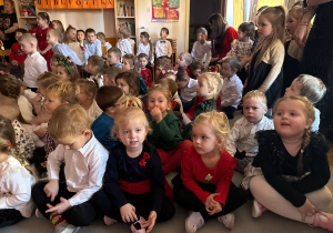 Wspólne świąteczne spotkanie w Grupie Pomarańczowej.