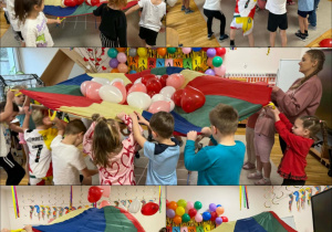 Zabawy muzyczno-ruchowe.