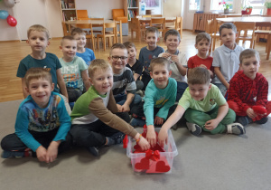 Chłopcy z naszej grupy.