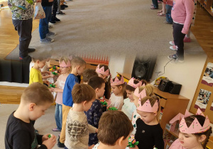 Wręczanie upominków.