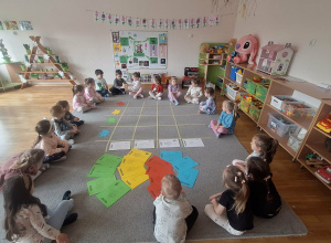 Wiosenny ogródek w przedszkolu